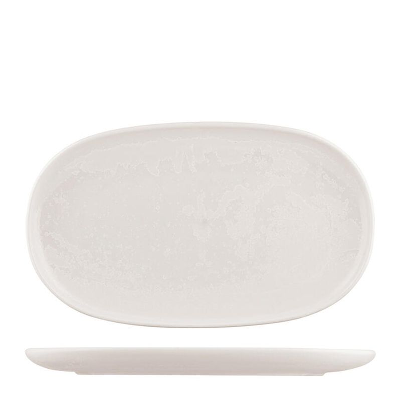 PLATTER OVAL SNOW 350MM, MODA