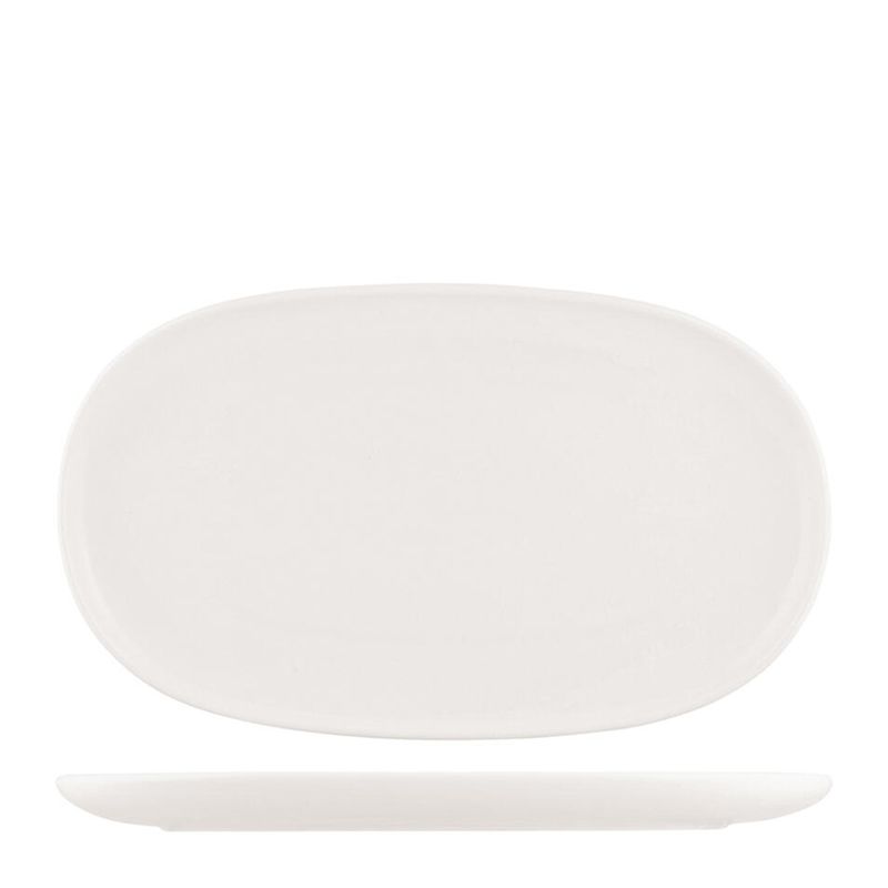 PLATTER OVAL SNOW 400MM, MODA