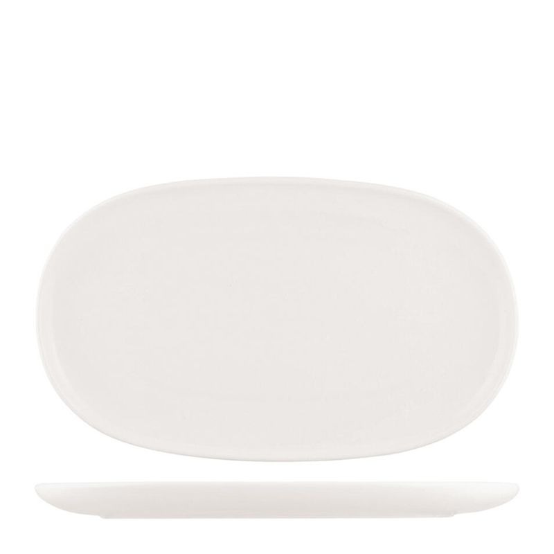 PLATTER OVAL SNOW 400MM, MODA