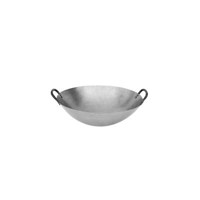 WOK 400MM/16IN IRON 2 HANDLES