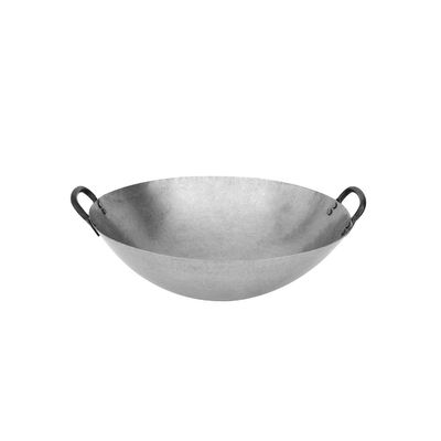 WOK 500MM/20IN IRON 2 HANDLES