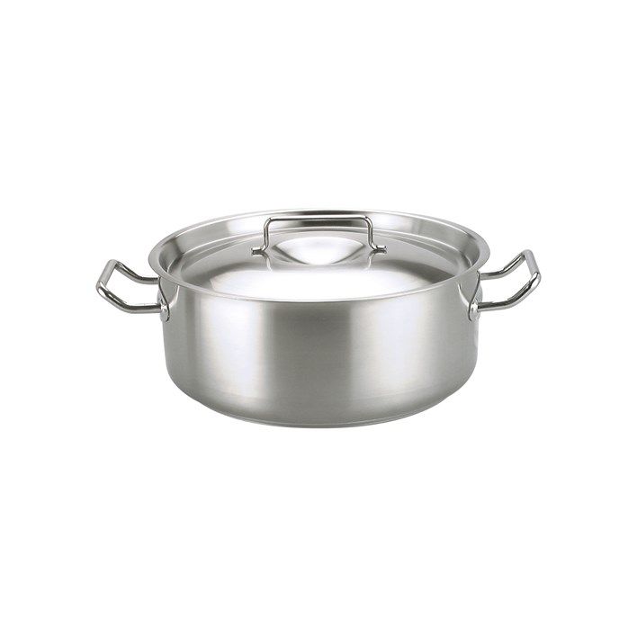 CASSEROLE W/LID 7.25LT 18/10, CI ELITE