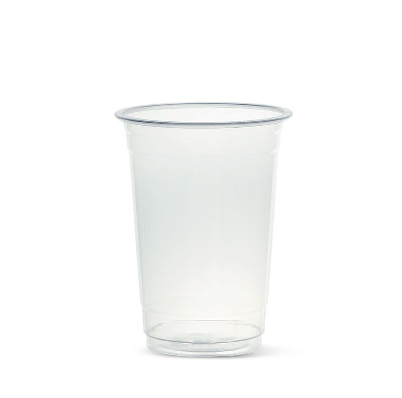 PLASTIC  CUP PET 425ML, DETPAK 50PCS