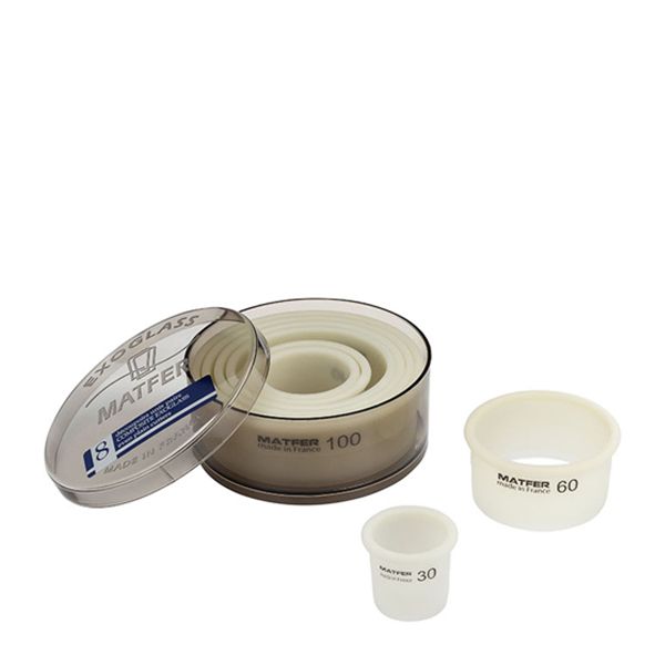 CUTTER 8 PCE ROUND 3-10CM EXOGLASS,MATFER