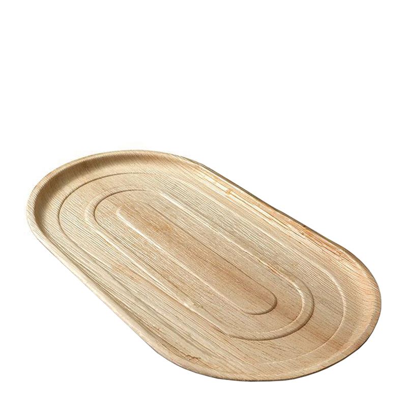 SERVING TRAY LARGE PALM LEAF 3PCES