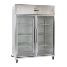 CHILLER UPRIGHT 2 DOOR GLASS, EXQUISITE