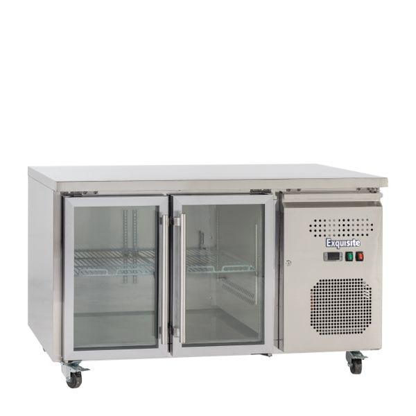 CHILLER U/C SLIM 2 DOOR GLASS, EXQUISITE