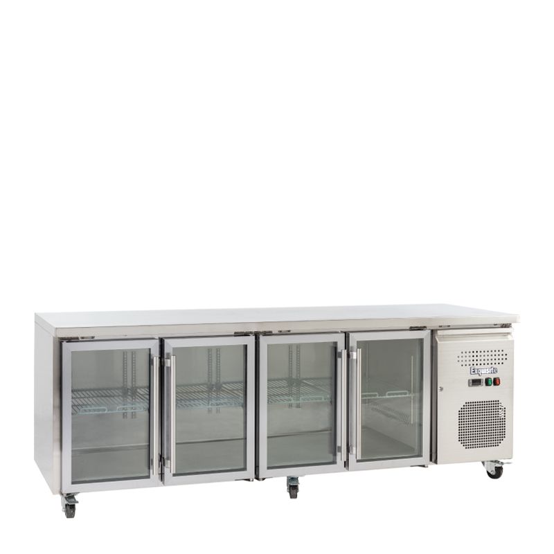 CHILLER U/C SLIM 4 DOOR GLASS, EXQUISITE