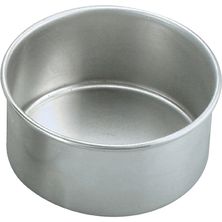 CAKE PAN ROUND 150X75MM ALUM