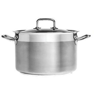 SAUCEPOT W/LID 24CM/6.75L 18/10, CI PROF