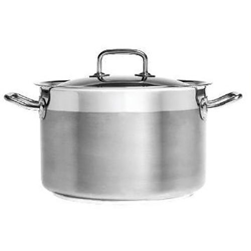 SAUCEPOT W/LID 24CM/6.75L 18/10, CI PROF