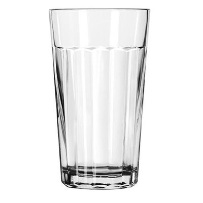 GLASS TUMBLER PANELLED 355ML, LIBBEY