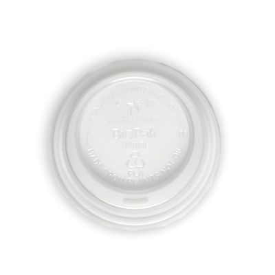 COFFEE CUP LID PLA 8OZ (80MM), BIOPAK