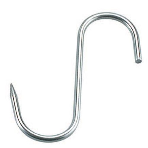 BUTCHERS HOOK 1 POINT FIXED 80X4MM S/ST