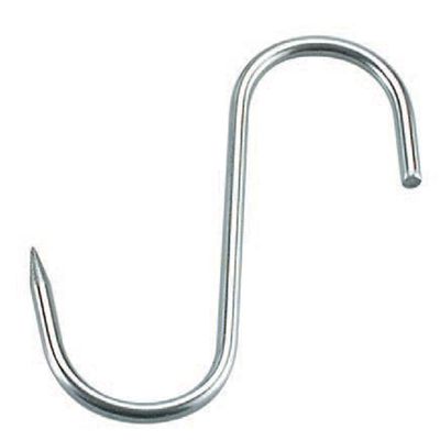 BUTCHERS HOOK 1 POINT FIXED 100X4MM S/ST
