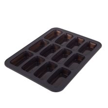 RECT LOAF PAN MINI 12CUP SILICONE D/BAKE