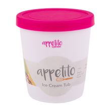 ICE CREAM TUB RND 1LT PINK, APPETITO