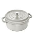 COCOTTE ROUND WHITE TRUFFLE 20CM, STAUB