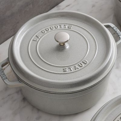 COCOTTE ROUND WHITE TRUFFLE 20CM, STAUB