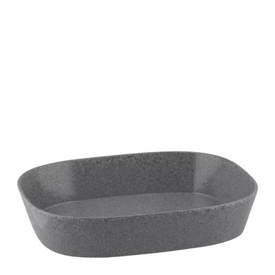 DISH RECT GREY GN1/2 SIZE 65MM, RYNER