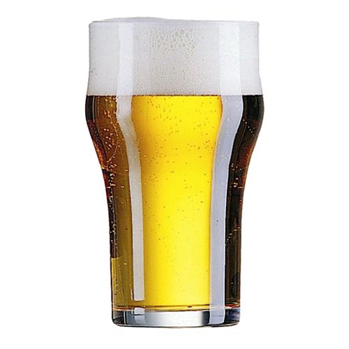 GLASS BEER NONIC 570MLTEMPERED ARC