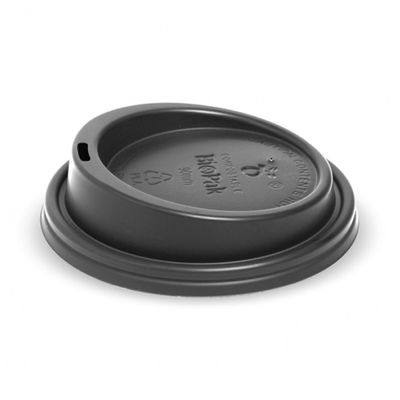 COFFEE CUP LID PLA 12OZ (90MM), BIOPAK