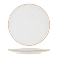 PLATE WHITE PEBBLE 255MM, TK SOHO