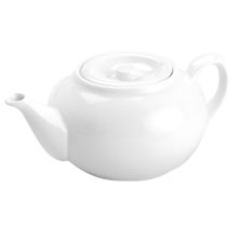 TEAPOT 3CUP WHITE 500ML, VITROCERAM