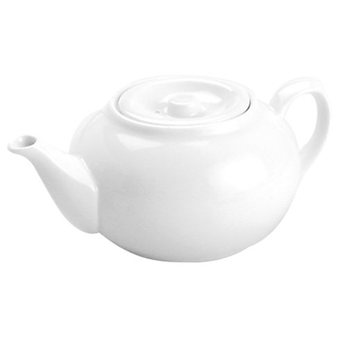 TEAPOT 3CUP WHITE 500ML, VITROCERAM