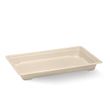 SUSHI TRAY BASE BROWN 213.5X132MM, BIOPAK