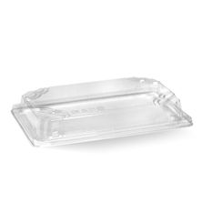 LID FOR SUSHI TRAY CLEAR PLA, 50PCE