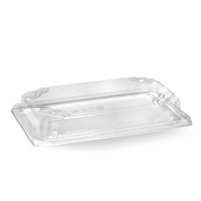 CLEAR LID FOR LARGE SUSHI TRAY, BIOPAK