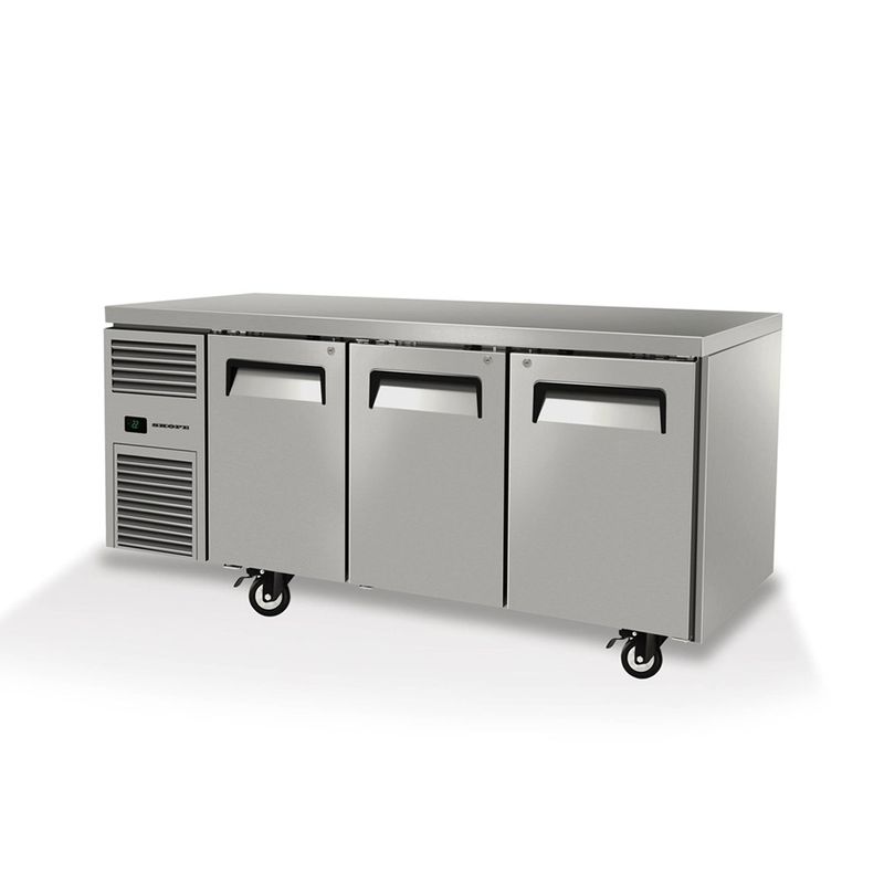 UNDERCOUNTER FRIDGE 3 DOOR SOLID SKOPE