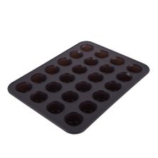 MUFFIN PAN MINI 24 CUP SILICONE, D/BAKE