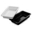 PLASTIC TRAY BLACK