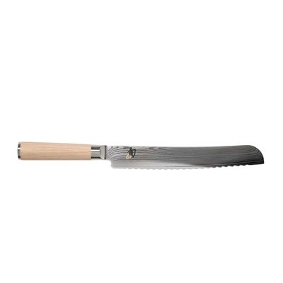KNIFE BREAD 22.5CM, SHUN CLASSIC WHITE