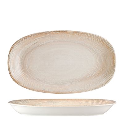 PLATE OVAL CREAM 190MM, BONNA PATERA