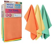 TEA TOWEL CITRUS 3PK, WHITE MAGIC