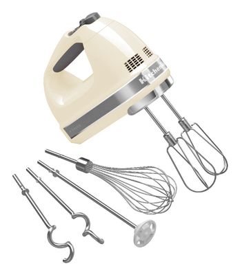 KitchenAid 7-Speed Hand Mixer with Turbo Beater - Matte Pistachio 