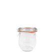 COMPLETE GLASS JAR WITH LID & SEAL WECK