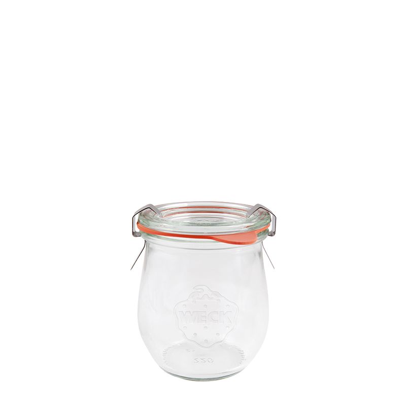 JAR GLASS COMPLETE 220ML 70X80MM, WECK