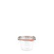 COMPLETE GLASS JAR WITH LID & SEAL WECK