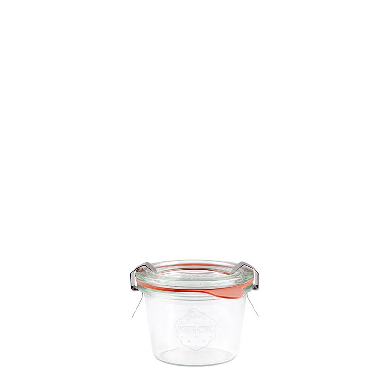 JAR GLASS COMPLETE 80ML 60X55MM, WECK