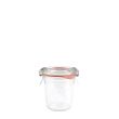 COMPLETE GLASS JAR WITH LID & SEAL WECK