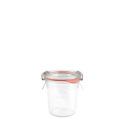 COMPLETE GLASS JAR WITH LID & SEAL WECK