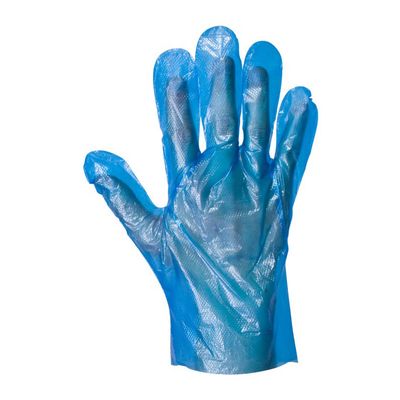 DISPOSABLE GLOVE LDPE BLUE