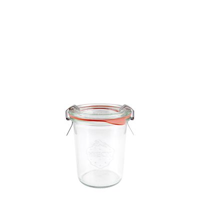COMPLETE GLASS JAR WITH LID & SEAL WECK