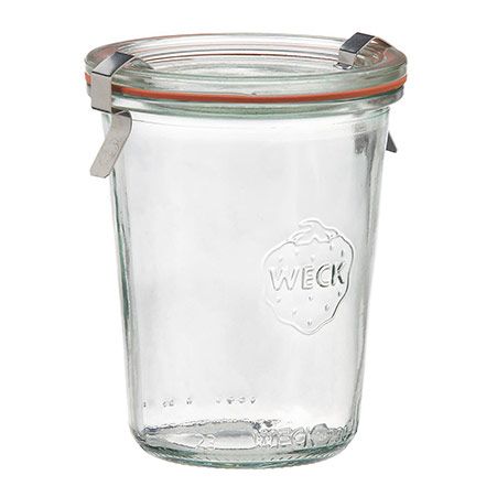 JAR GLASS COMPLETE 160ML/60X80MM, WECK