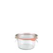 COMPLETE GLASS JAR WITH LID & SEAL WECK