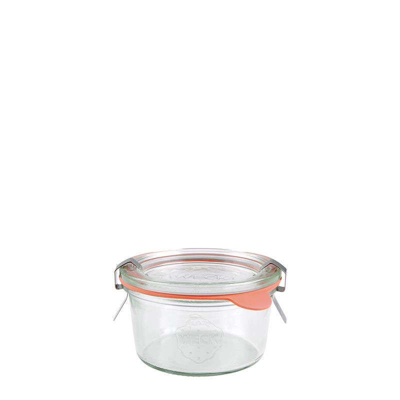 JAR GLASS COMPLETE 165ML 80X47MM, WECK